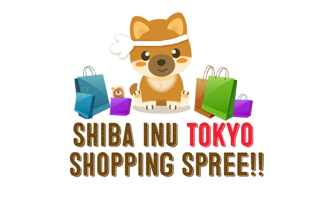 shiba inu shopping in tokyo