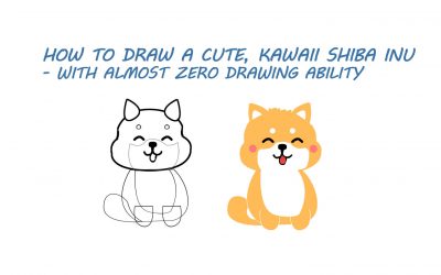 How To Draw a Cute Dog [A Shiba Inu Doge]
