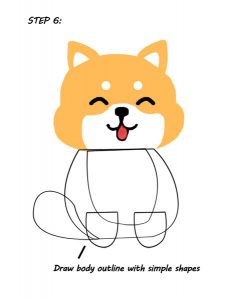 How To Draw A Cute Dog [A Shiba Inu Doge] - My First Shiba Inu