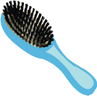 bristle brush for shiba inu clip art