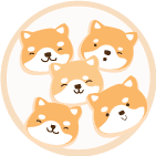 shiba inu cookies cartoon kawaii