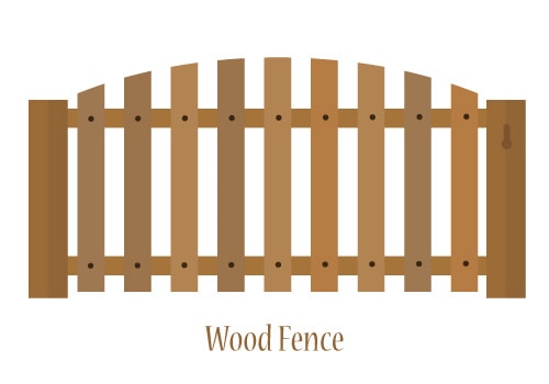 wood fence graphic