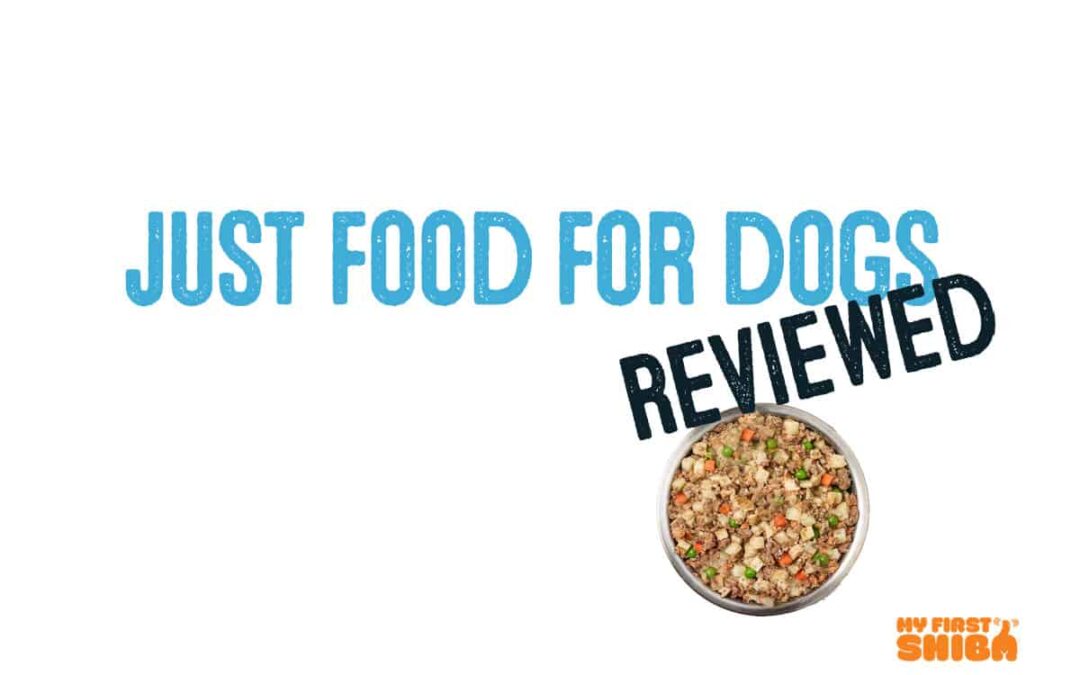 just food for dogs reviewed by my first shiba