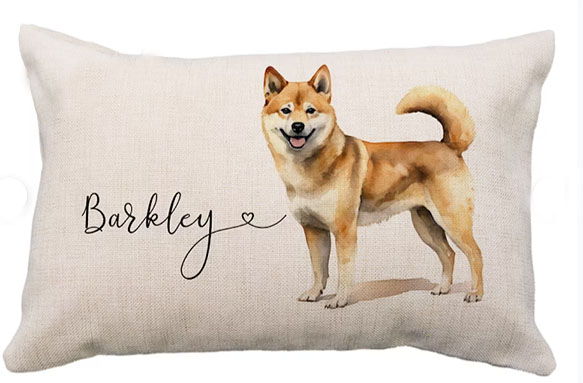 shiba inu pillow from Etsy
